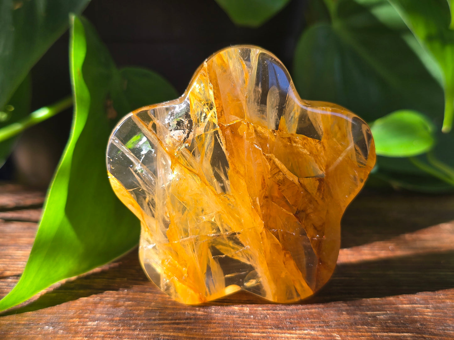 Golden Healer Flower Carving "D"