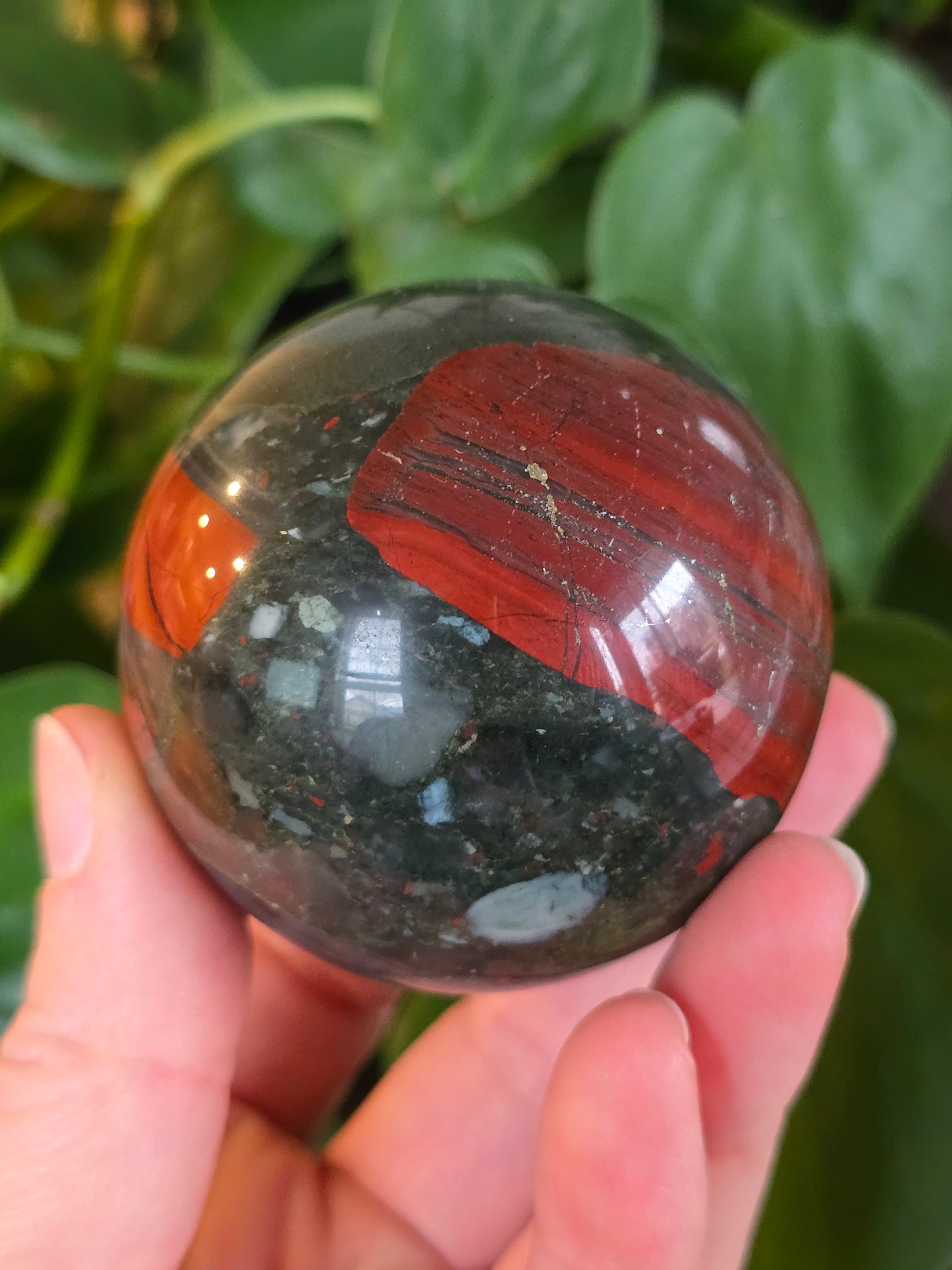 African Bloodstone Sphere "B"