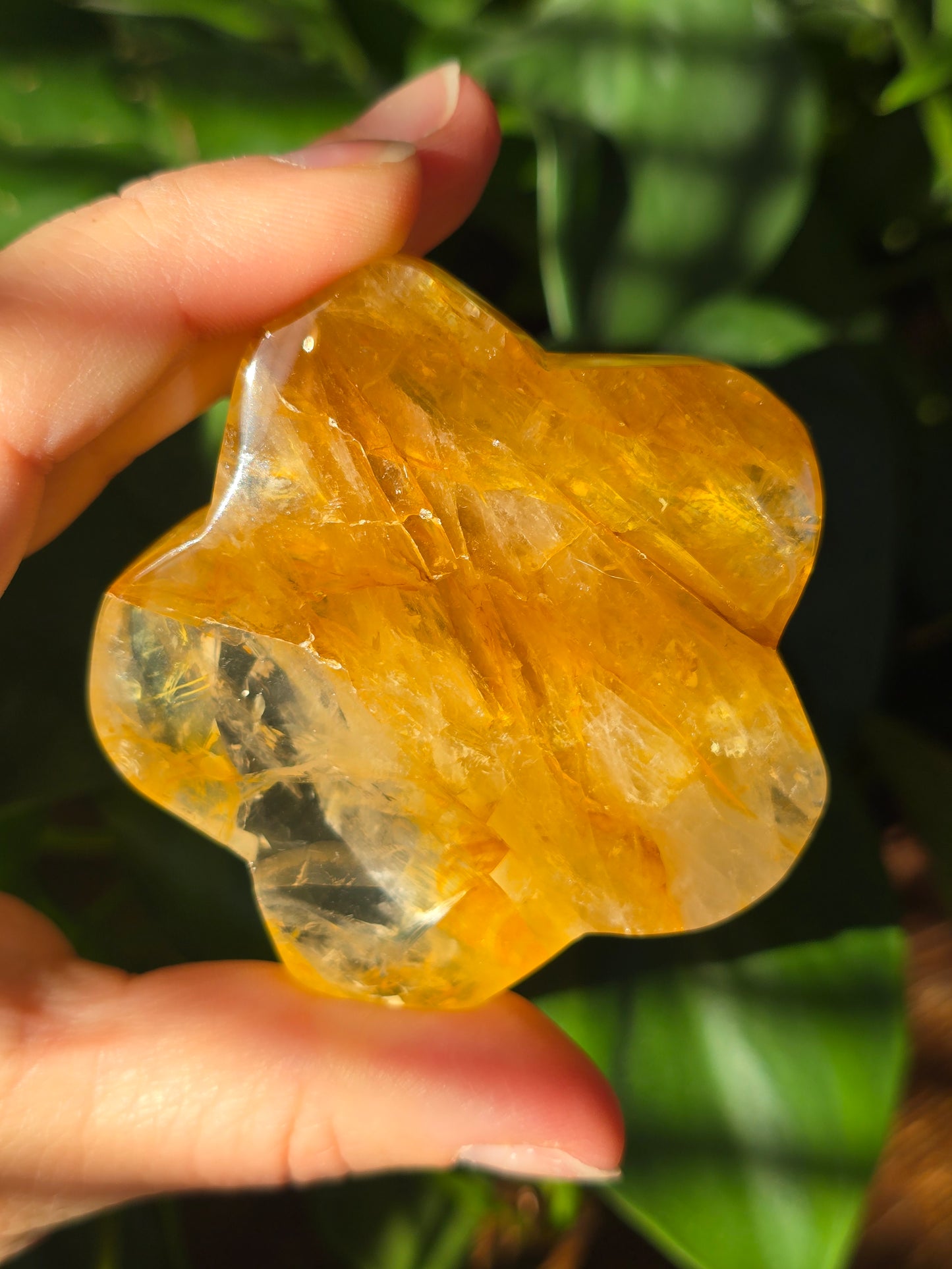Golden Healer Flower Carving "B"