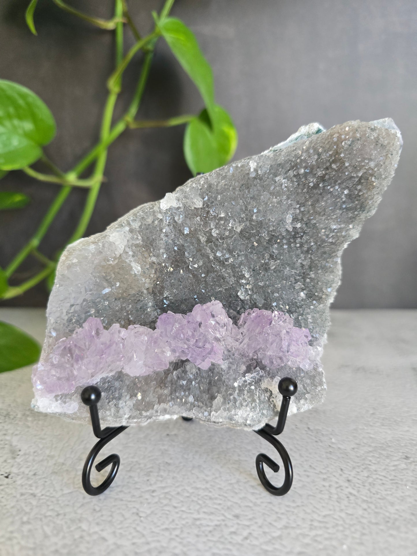 Brazilian Amethyst Flower Plate