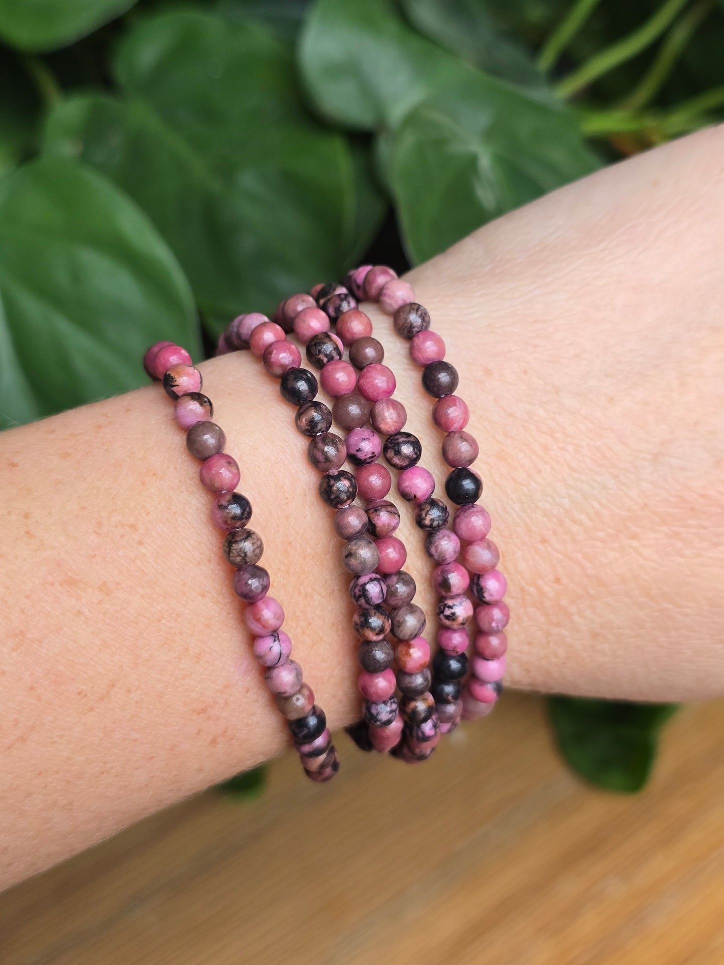 Rhodonite Stretch Bracelet