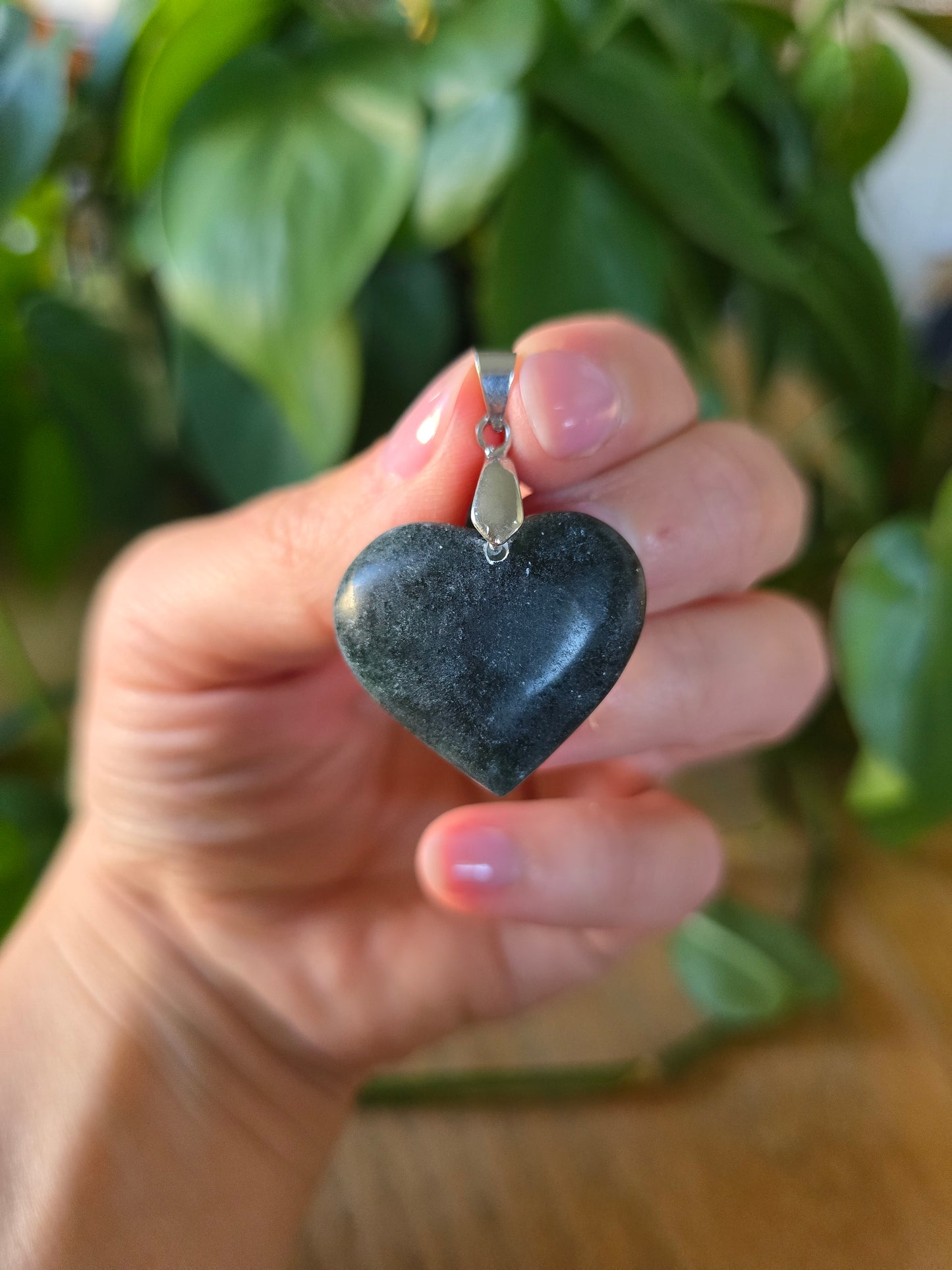 Afghani Jade Heart Pendant