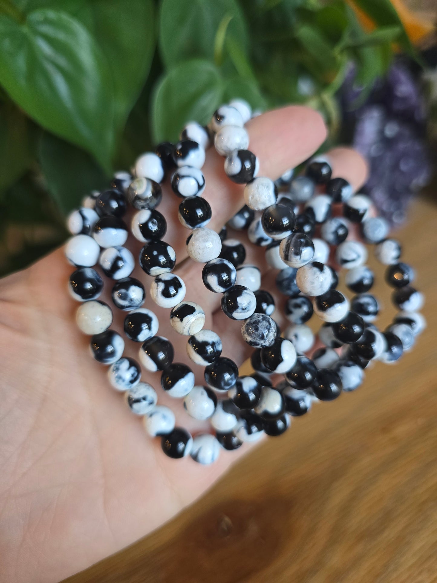 Orca Agate Stretch Bracelet