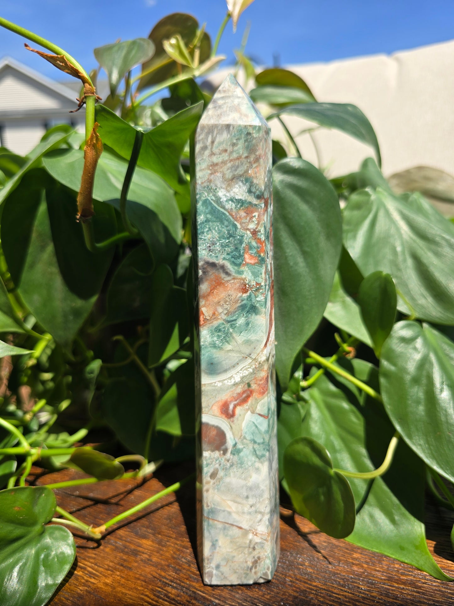Money Agate Crystal Tower "A"