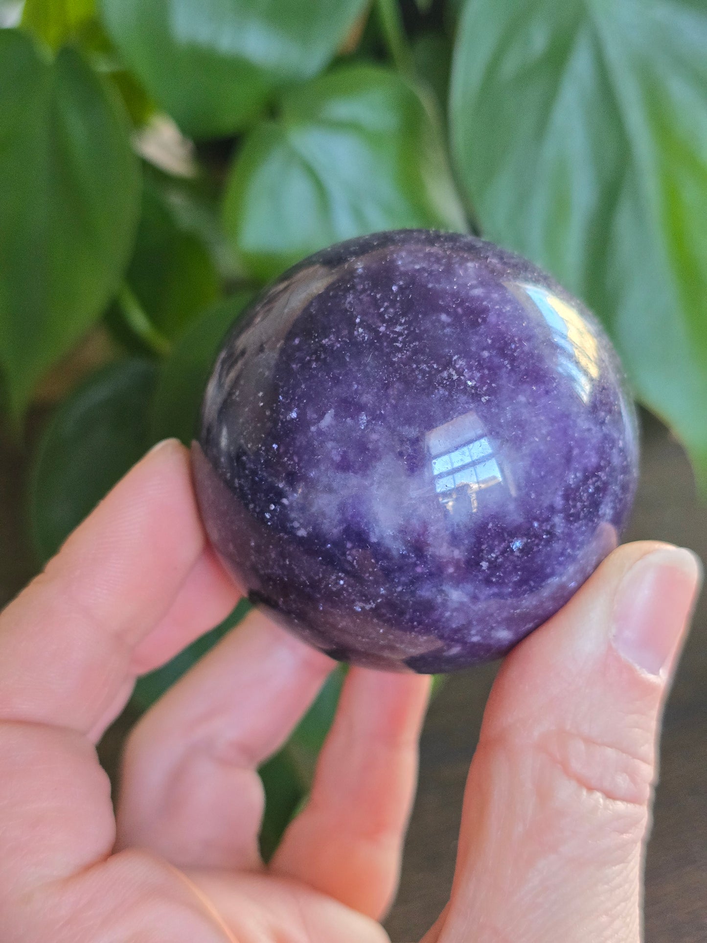 Lepidolite Sphere