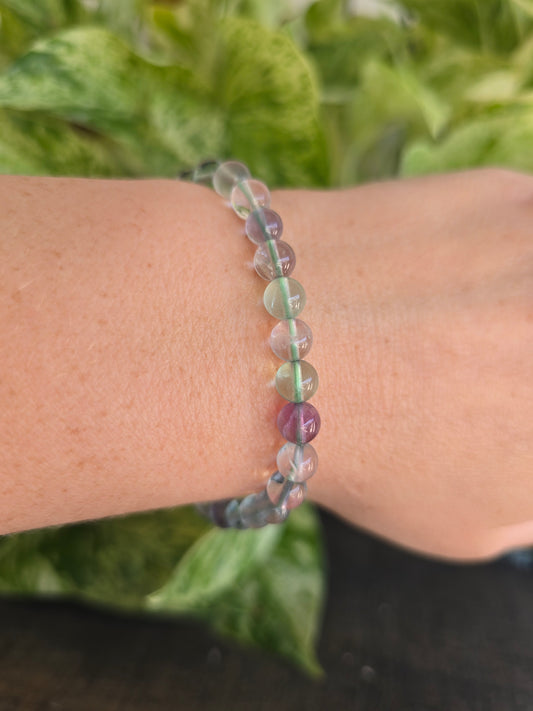 Fluorite Stretch Bracelet