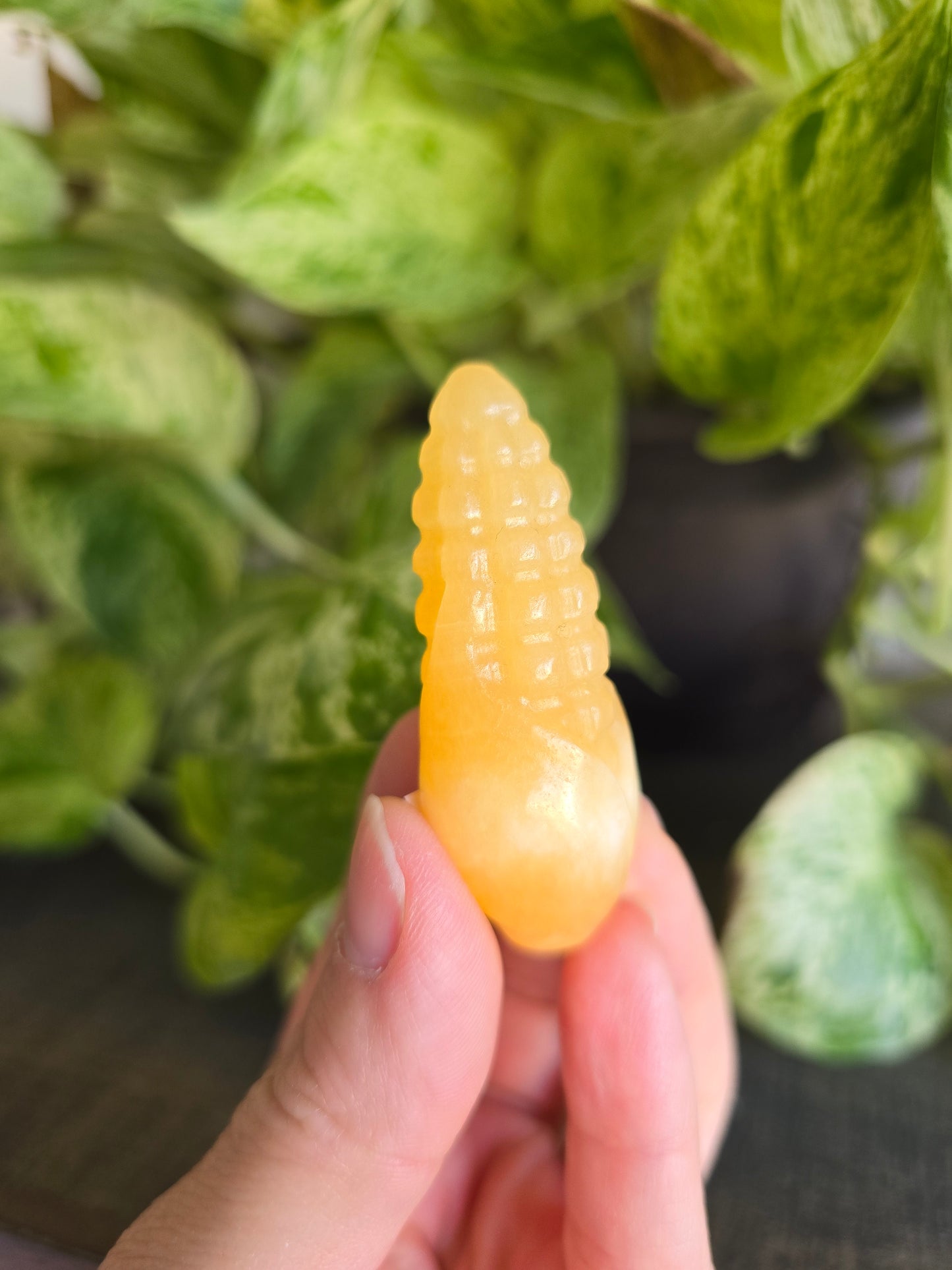 Orange Calcite Corn