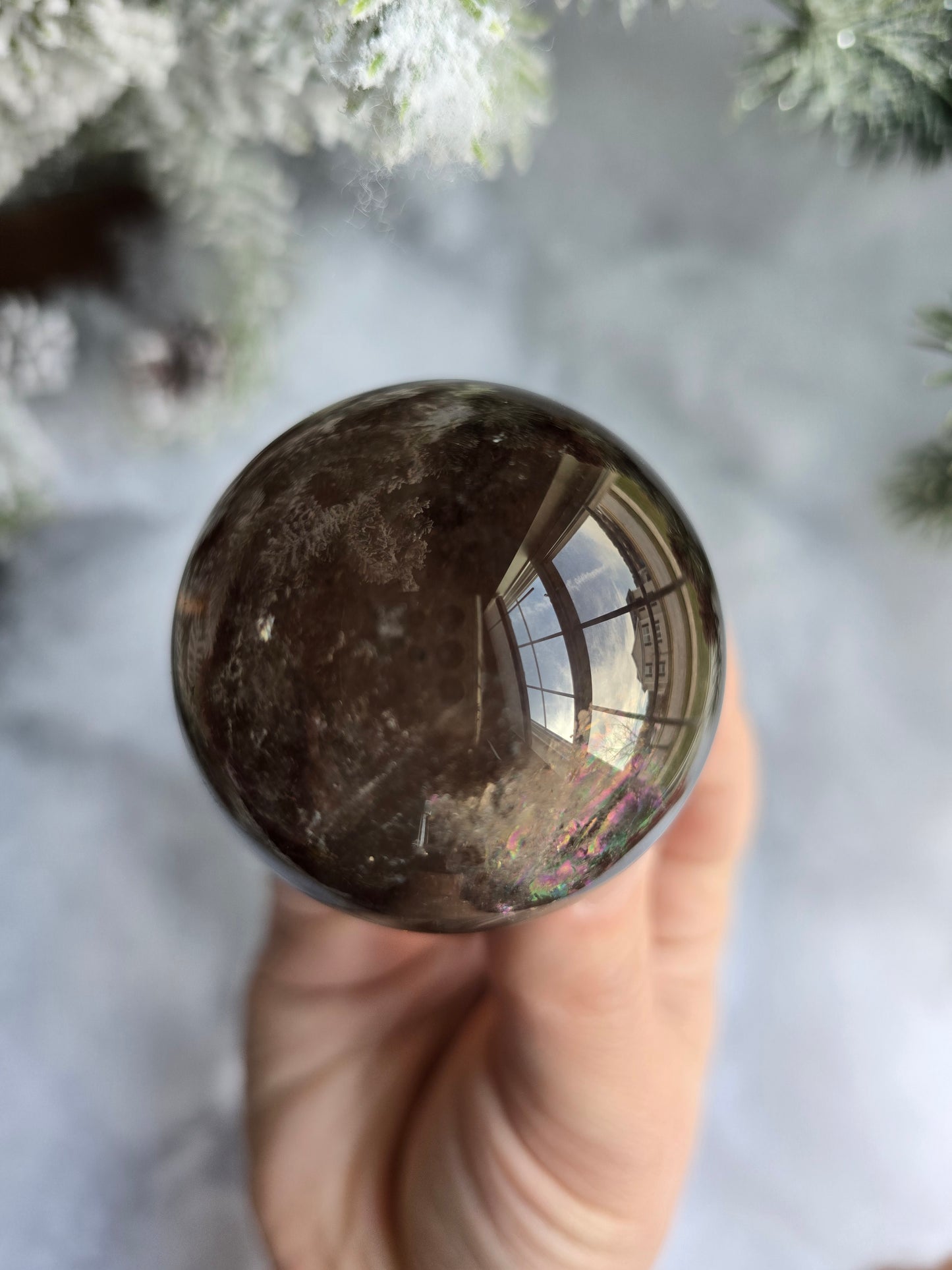 Smoky Quartz Sphere "E"