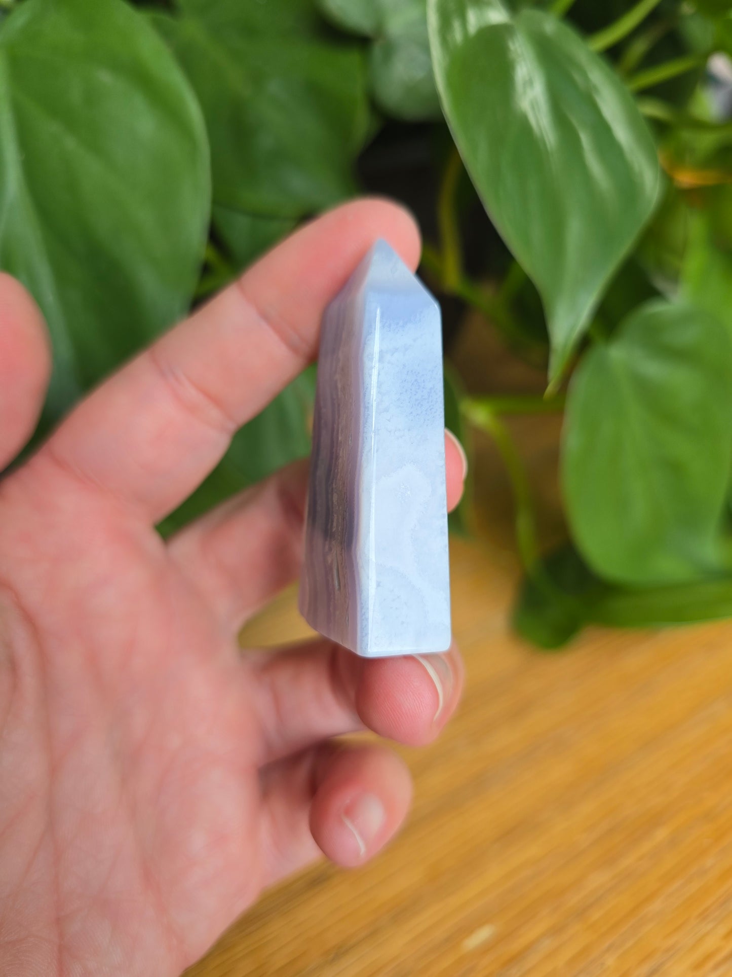 Blue Lace Agate Point