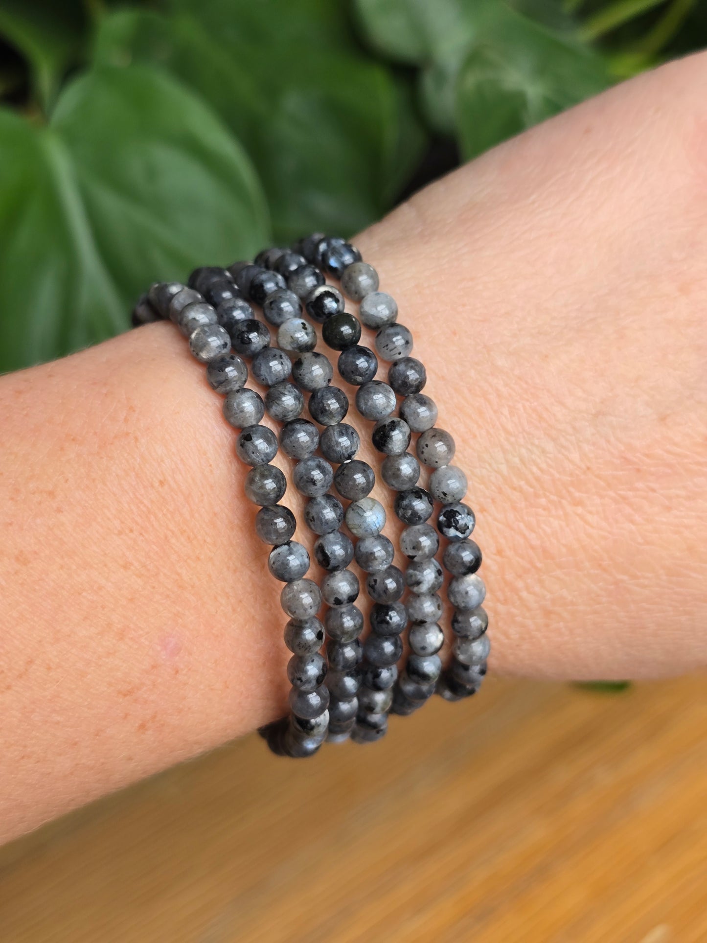 Larvikite Stretch Bracelet