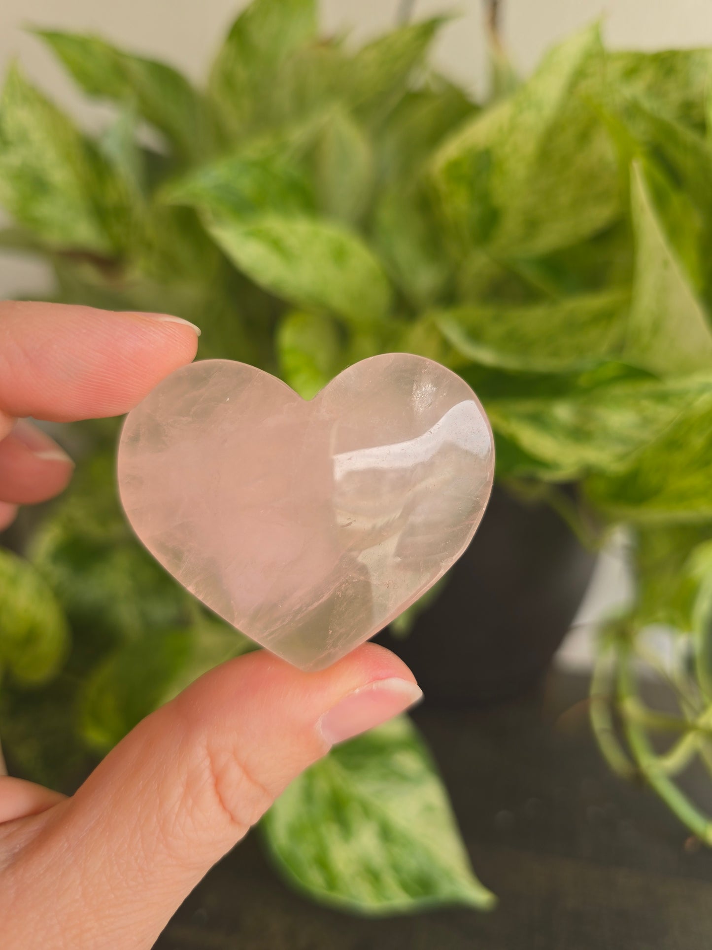 Rose Quartz Heart