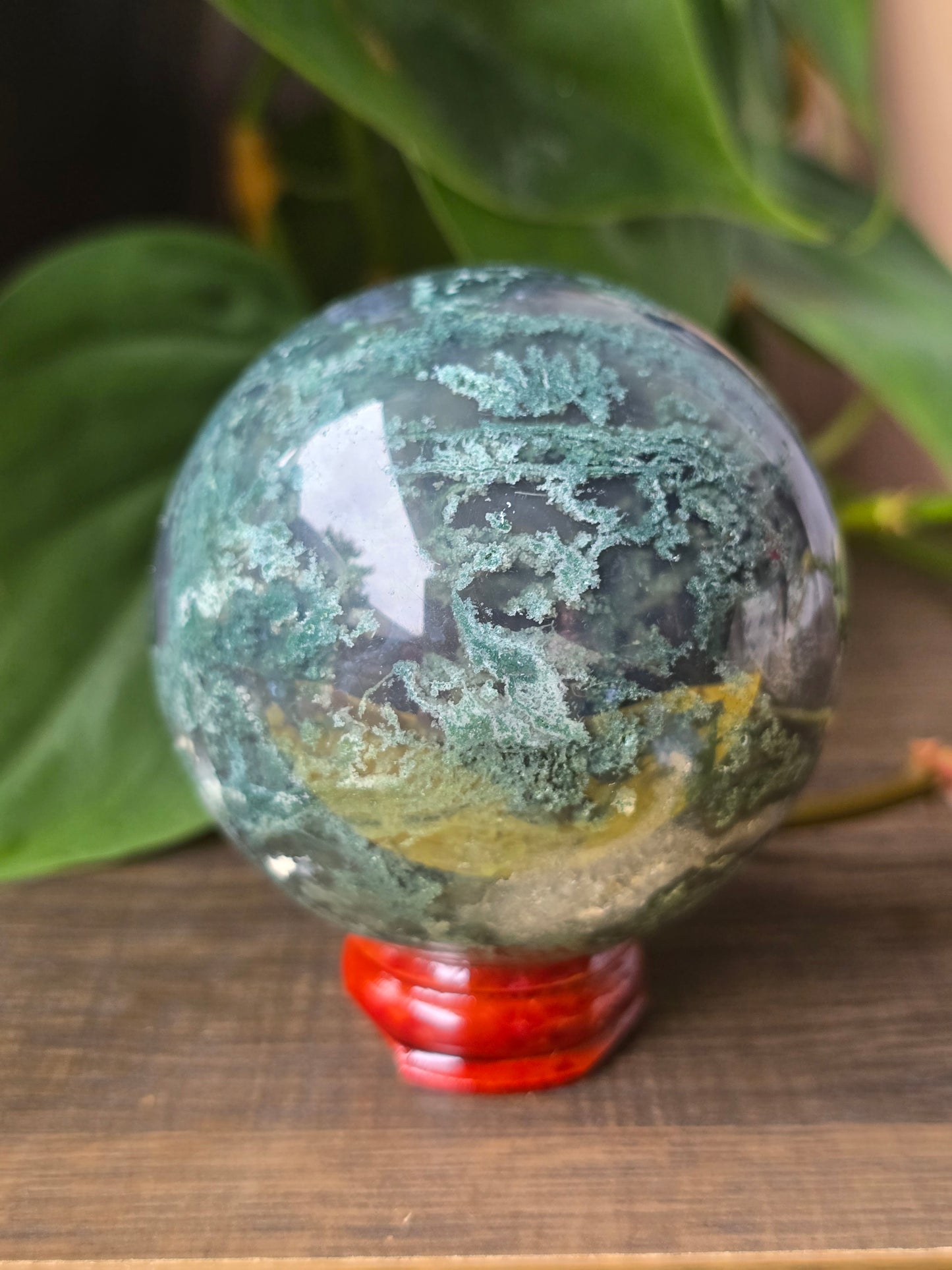 Moss Agate Sphere