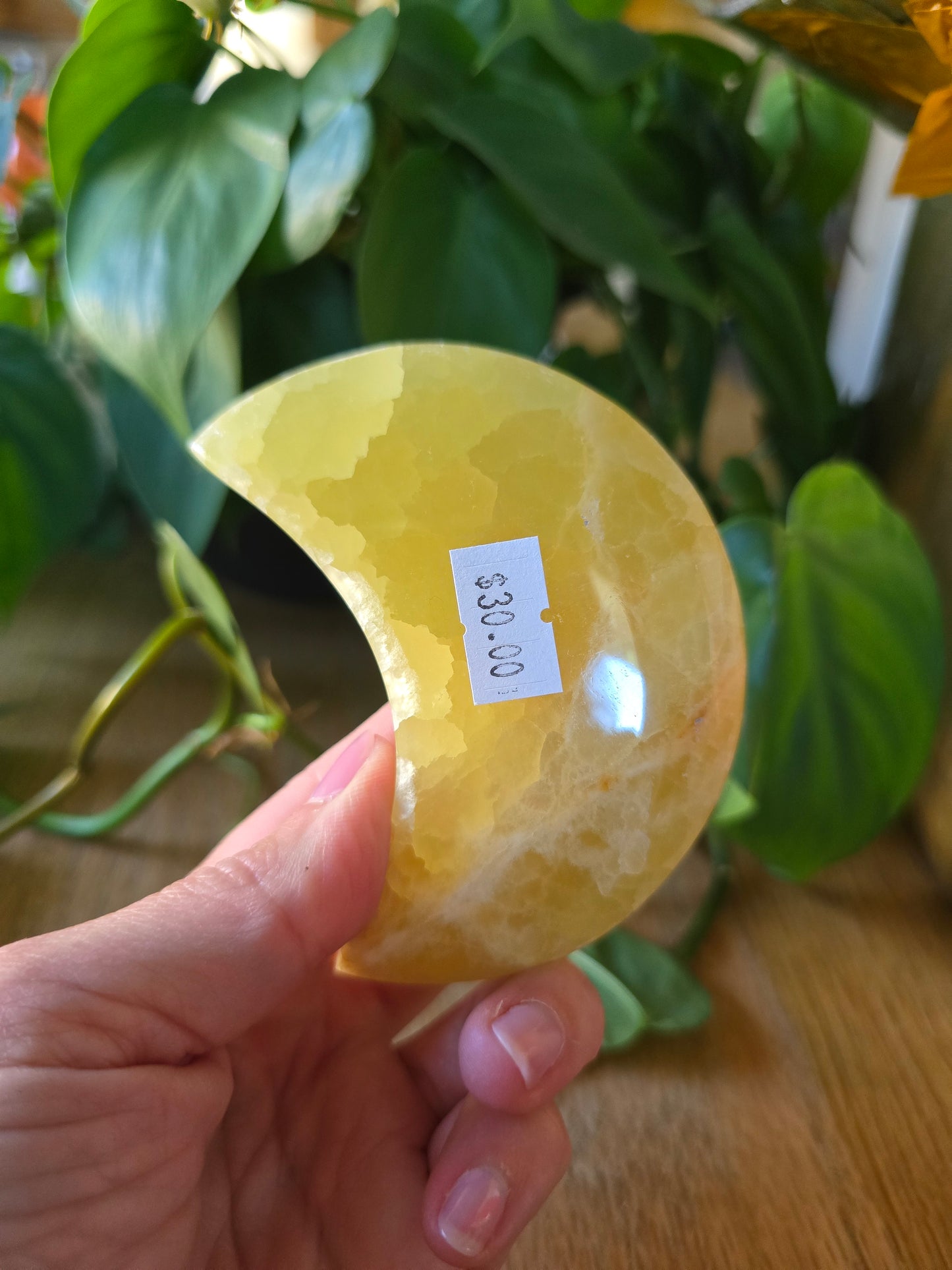 Lemon Calcite Moon