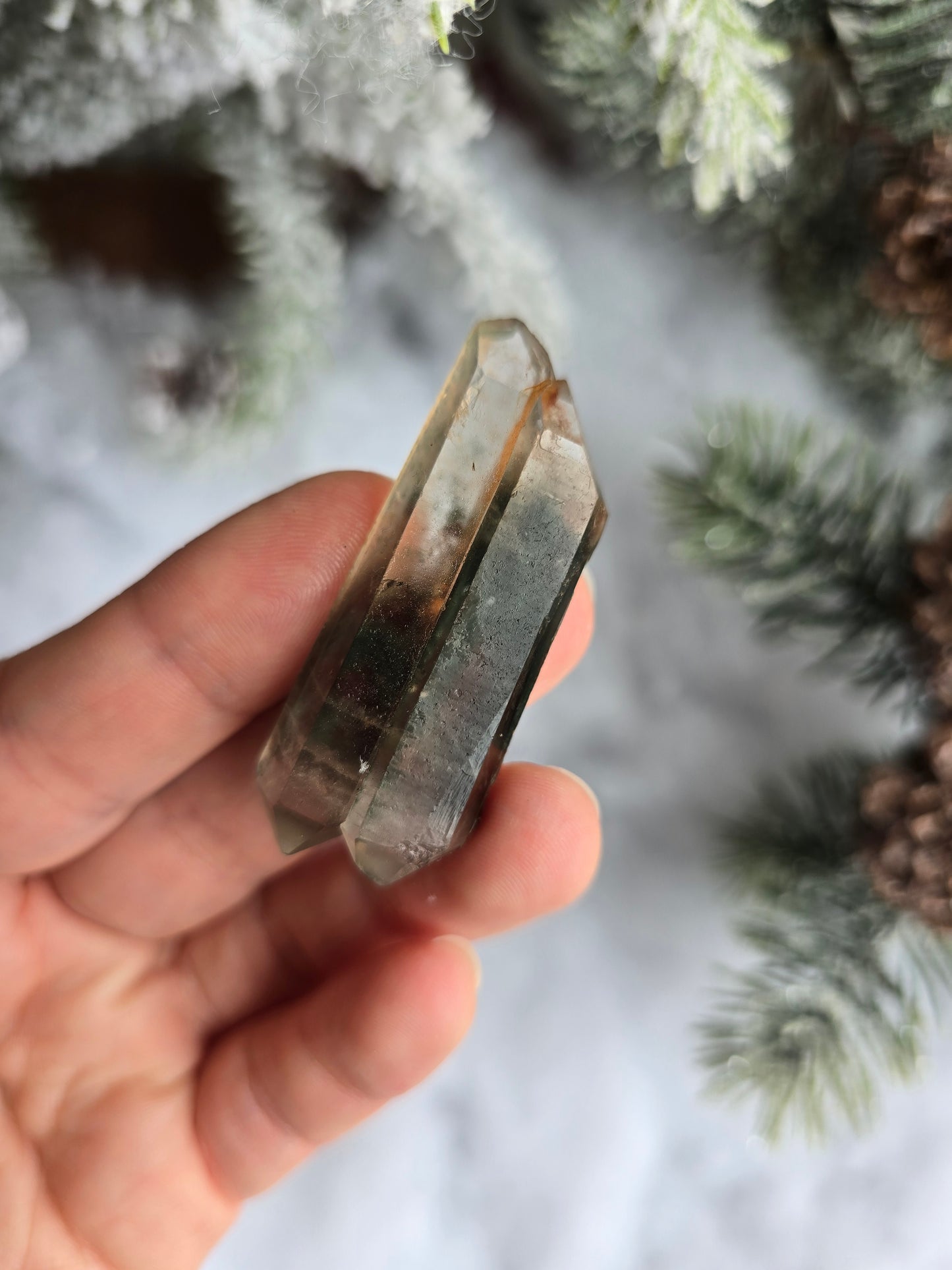 Garden Quartz Natural Double Point