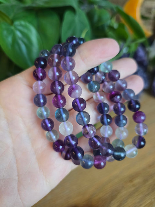 Fluorite Stretch Bracelet