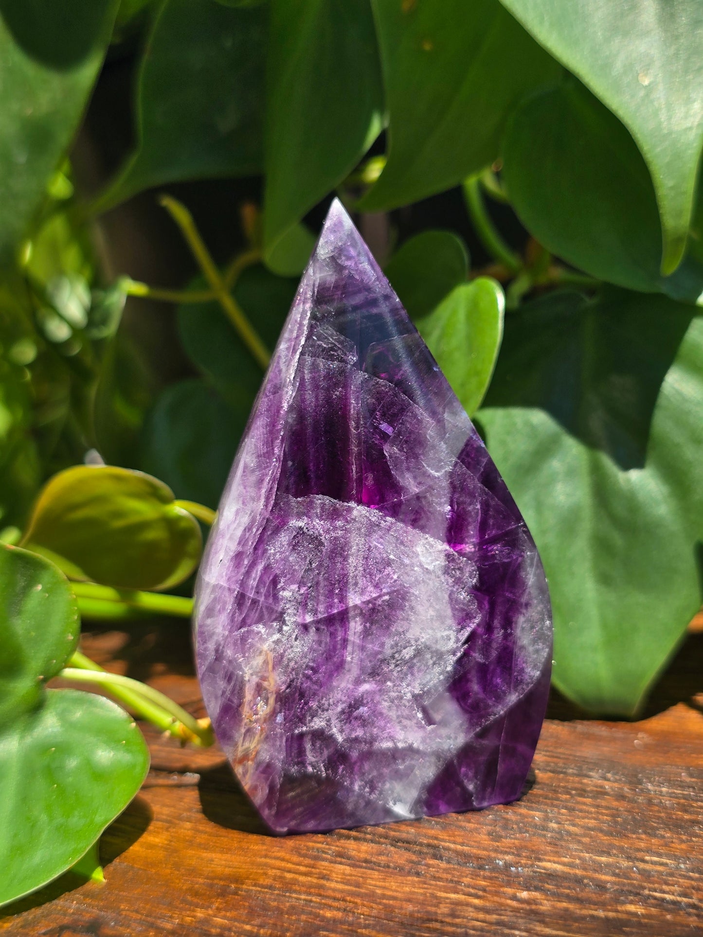 Rainbow Fluorite Flipper "H"
