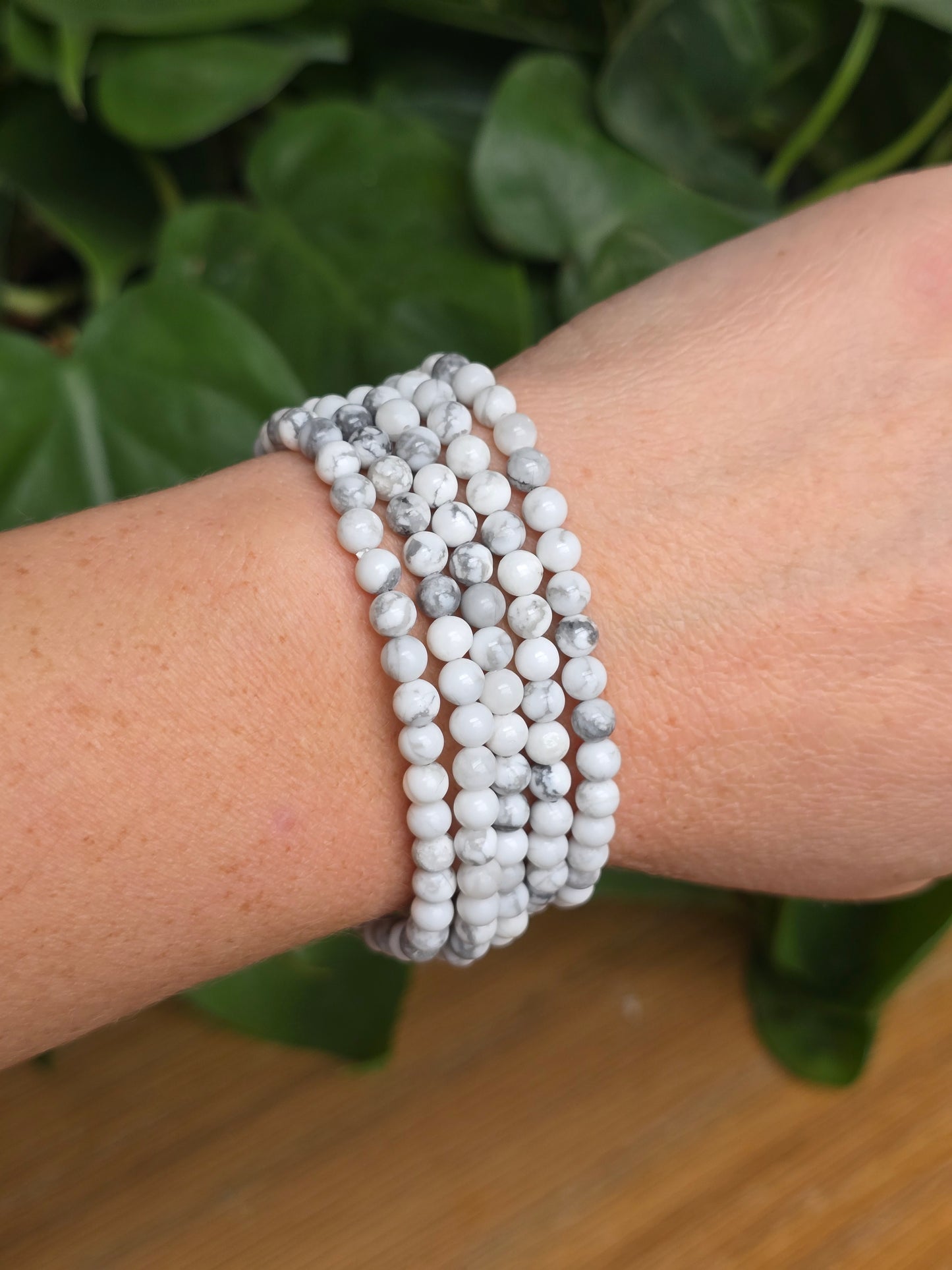 Howlite Stretch Bracelet