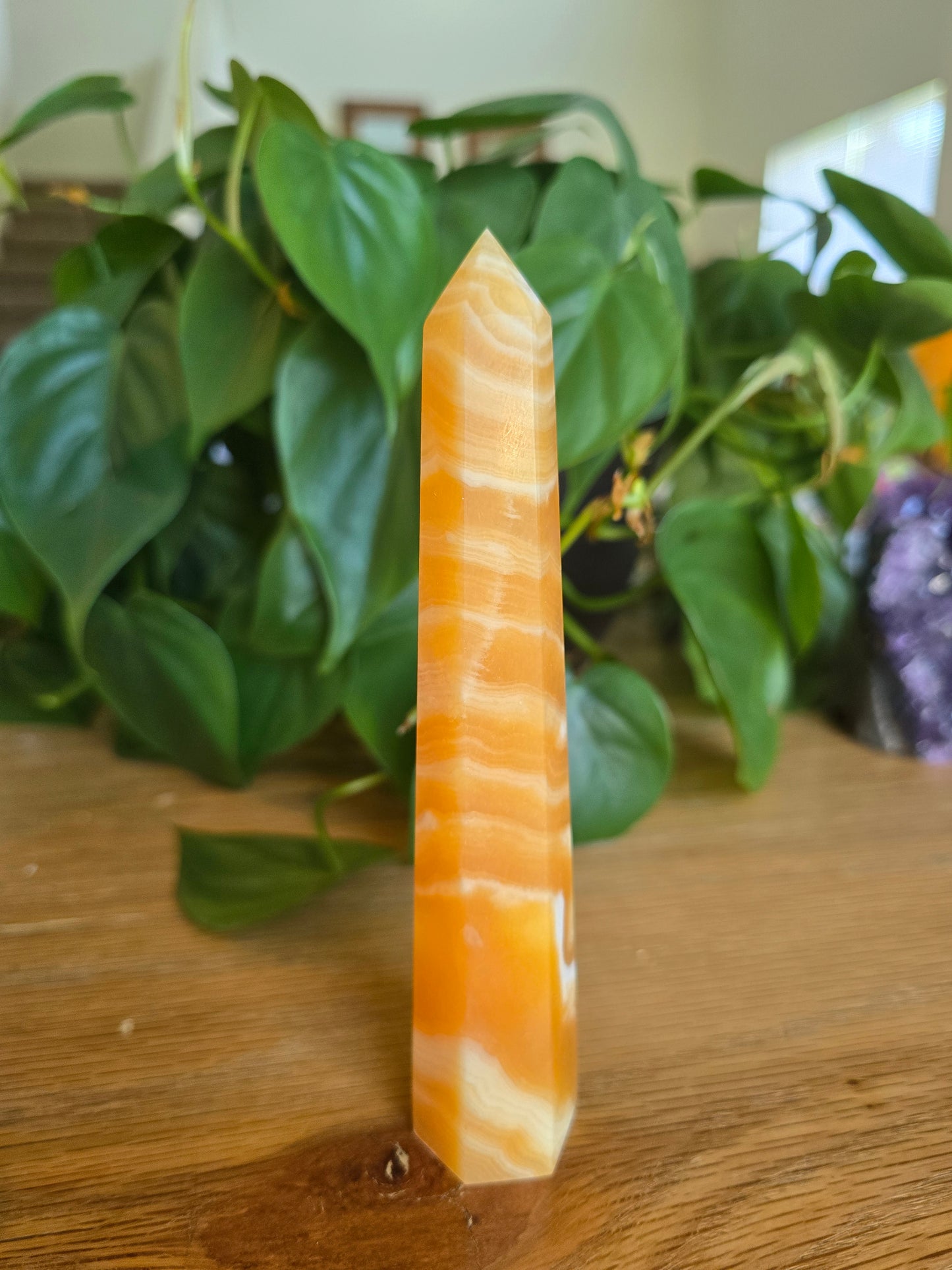 Orange Calcite Tower