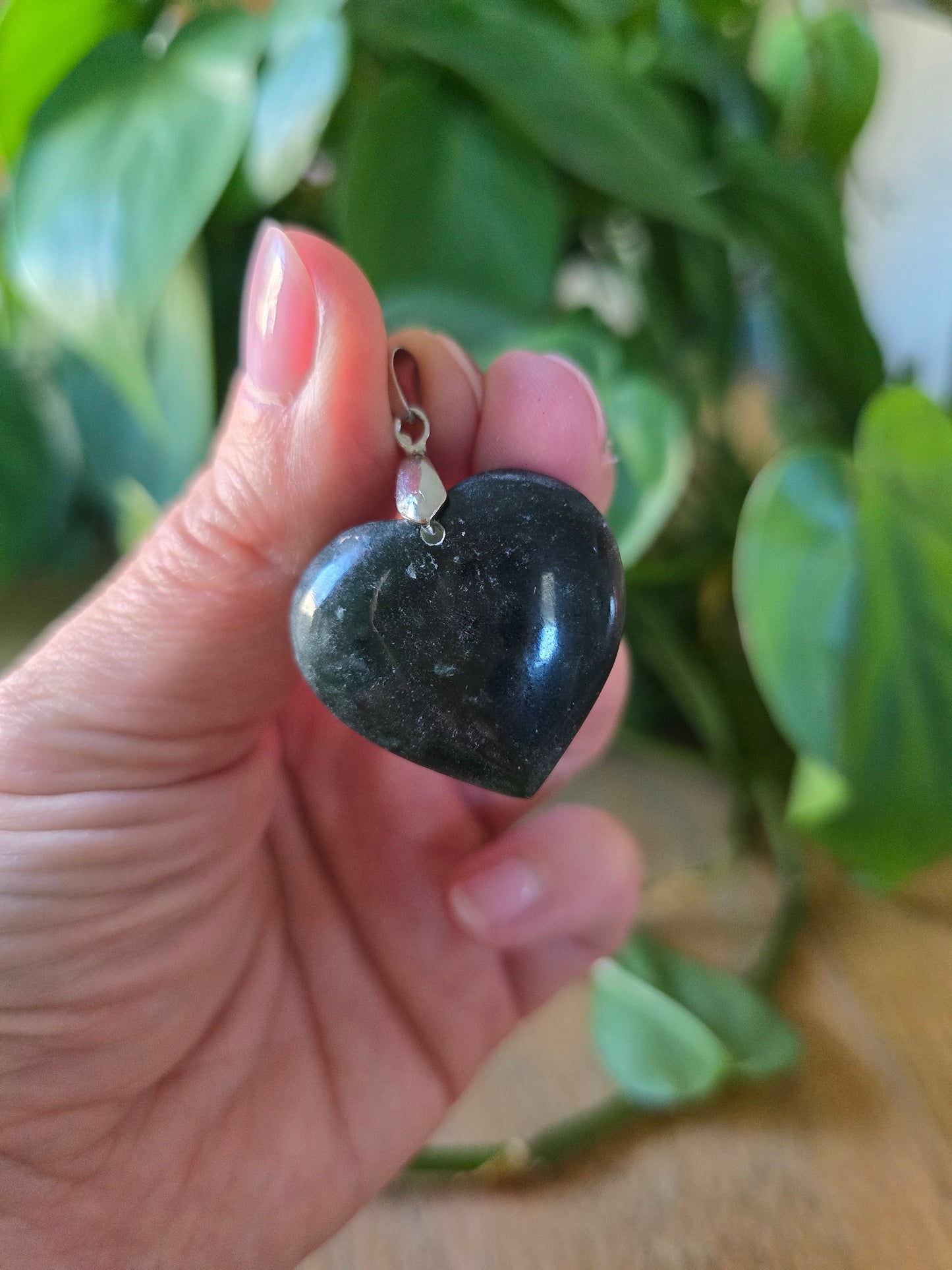 Afghani Jade Heart Pendant