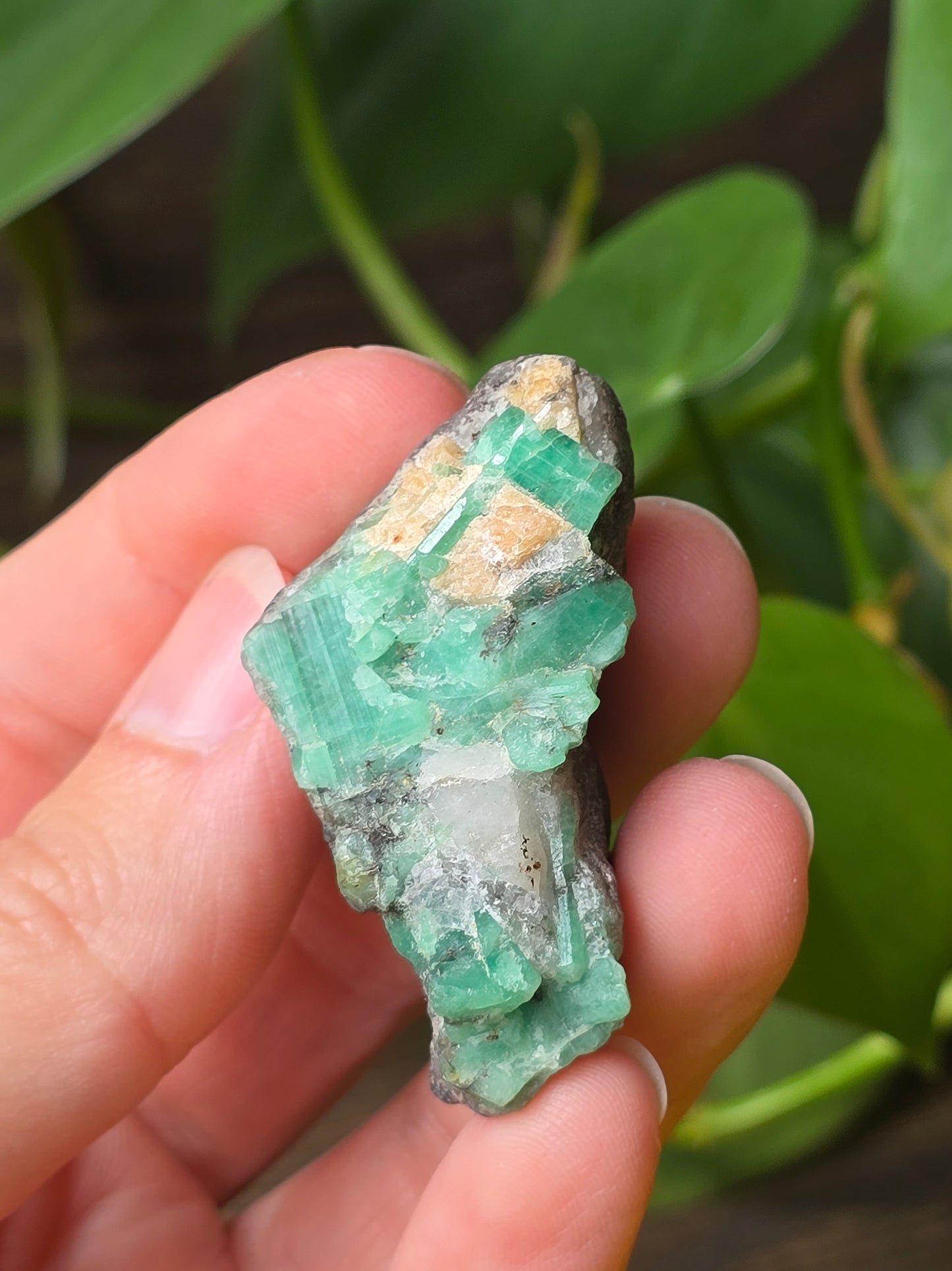 Raw Emerald On Matrix