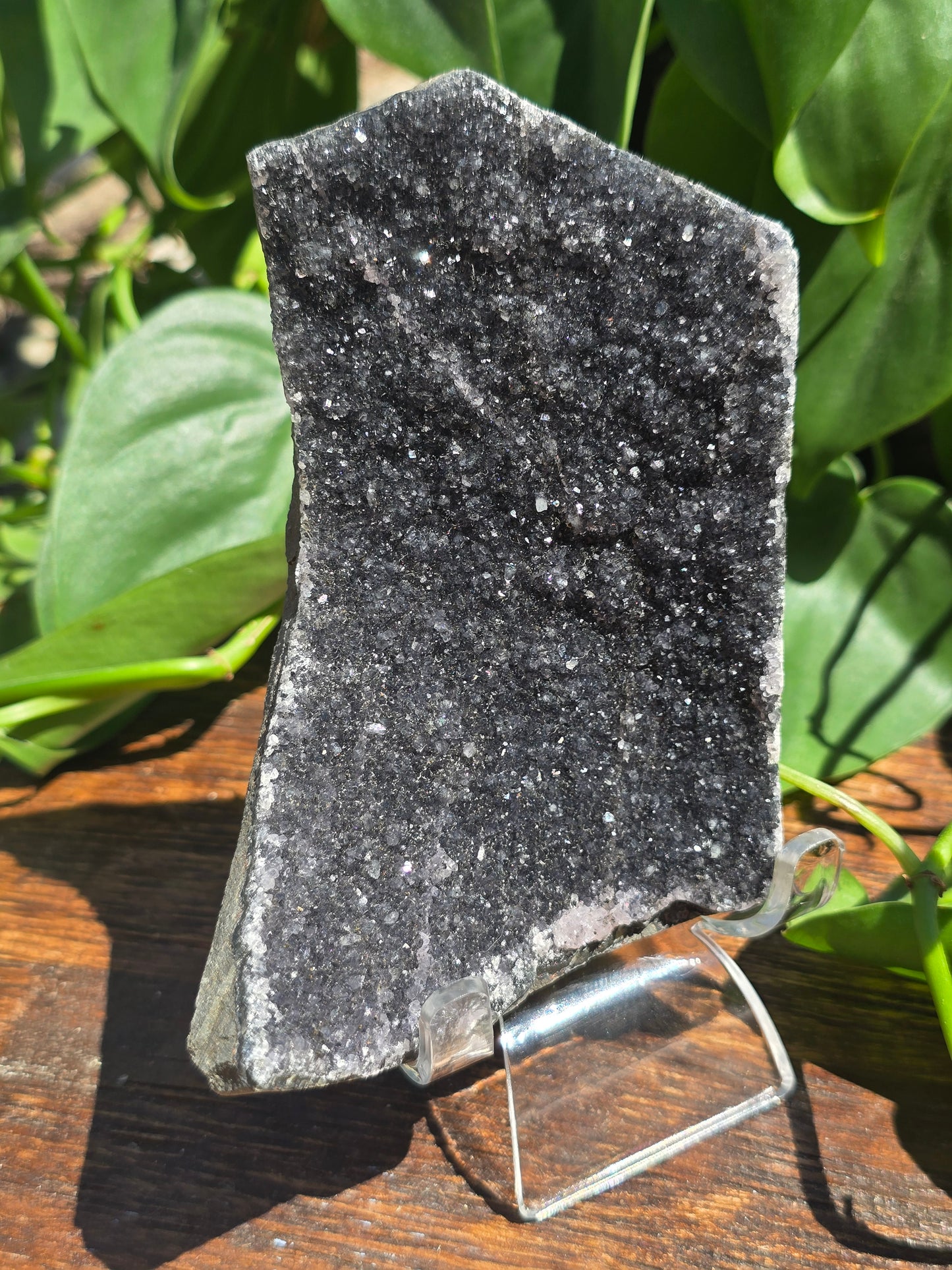 Brazilian Black Amethyst Plate