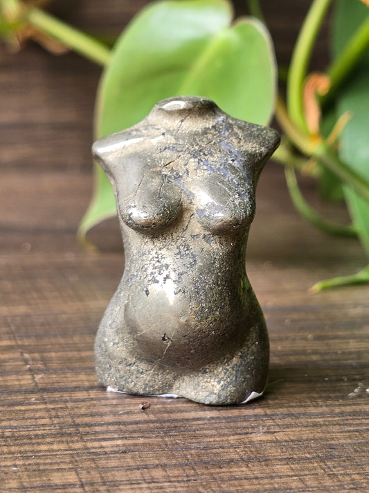 Pyrite Pregnant Female Torso