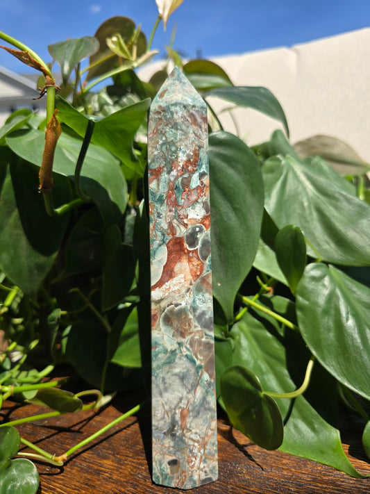 Money Agate Crystal Tower "A"